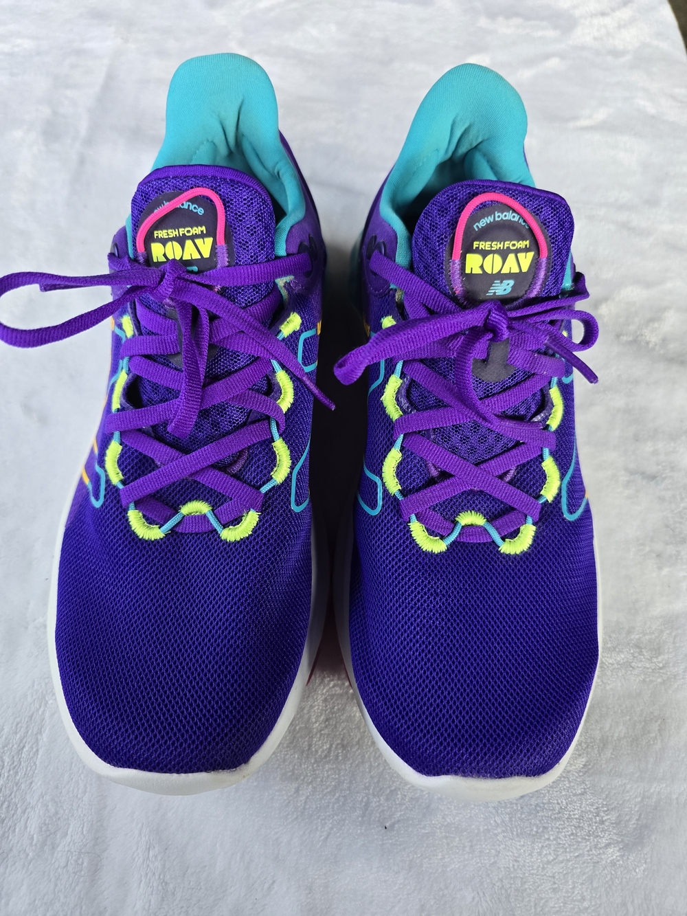 New Balance Fresh Foam Roav Purple Athletic Shoes Size 8.5